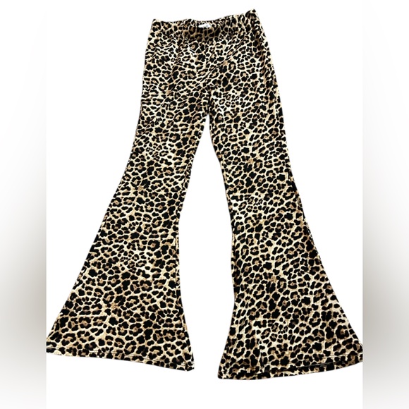 Marci Pants - Super Cute Marci Leopard Print Flare Pants